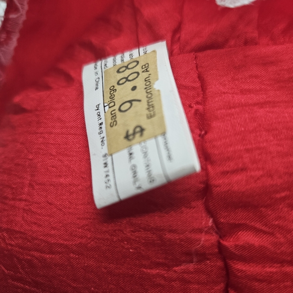 Nylon Christmas bear plush - Picture 3 of 3